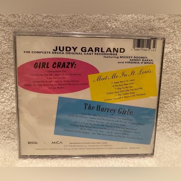 NIP Sealed Judy Garland CD The Complete Decca Sound Recordings - Picture 2 of 6